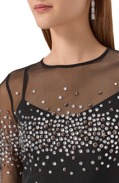 Топ с отделкой стразами ERIKA CAVALLINI, арт. P5W001, фото 5