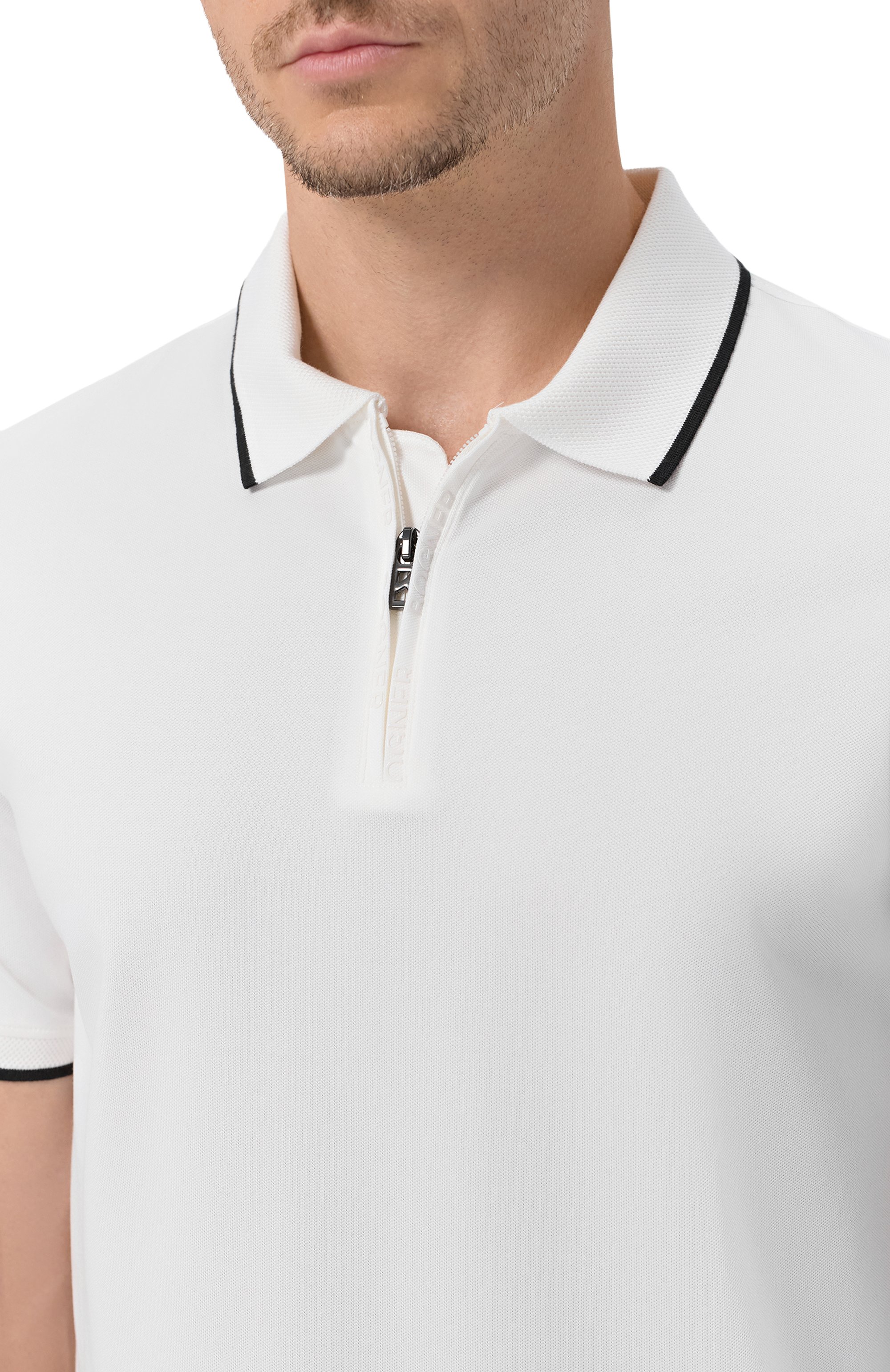 Поло BOGNER белого цвета по цене 18100 руб., арт. 58602727, фото 5 Поло BOGNER, арт. 58602727, фото 5