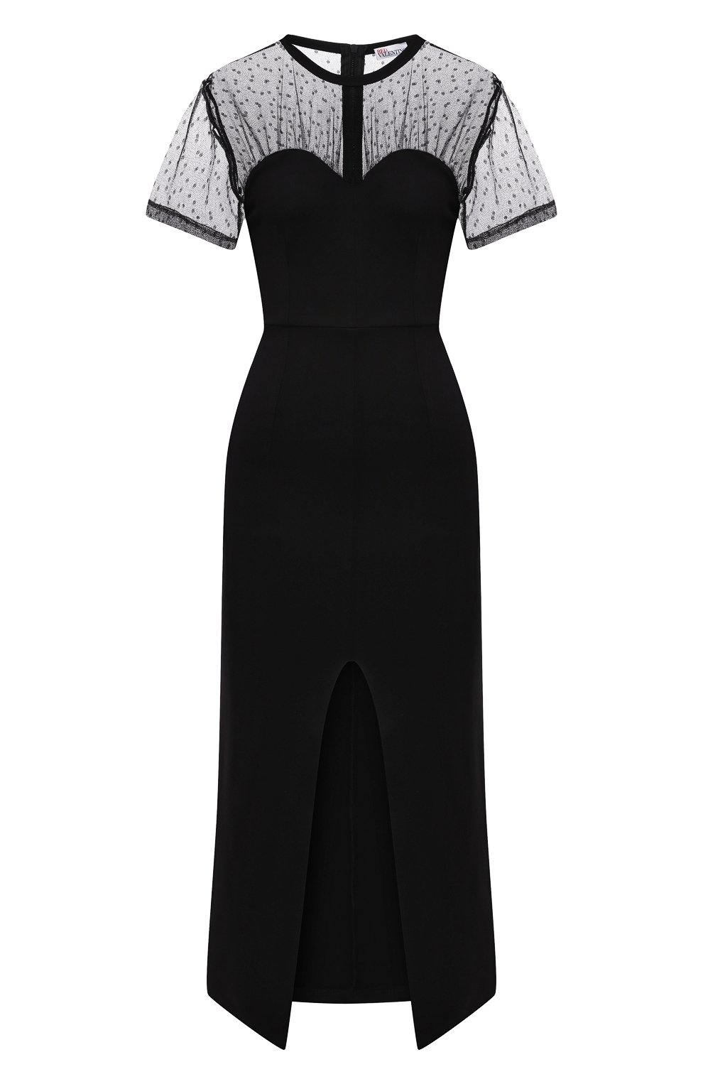 Платье REDVALENTINO черного цвета по цене 55150 руб., арт. WR0MJ07X/681, фото 1 Платье REDVALENTINO, арт. WR0MJ07X/681, фото 1