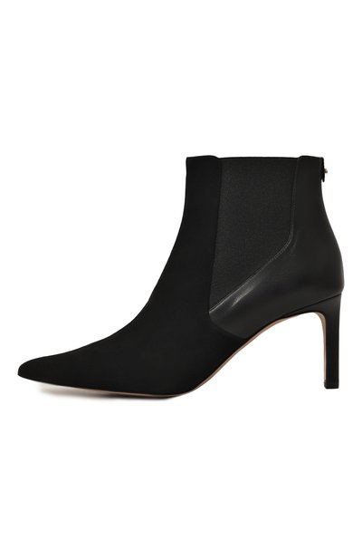 Замшевые ботильоны BOSS черного цвета по цене 34550 руб., арт. 50523359, фото 4 Замшевые ботильоны BOSS, арт. 50523359, фото 4