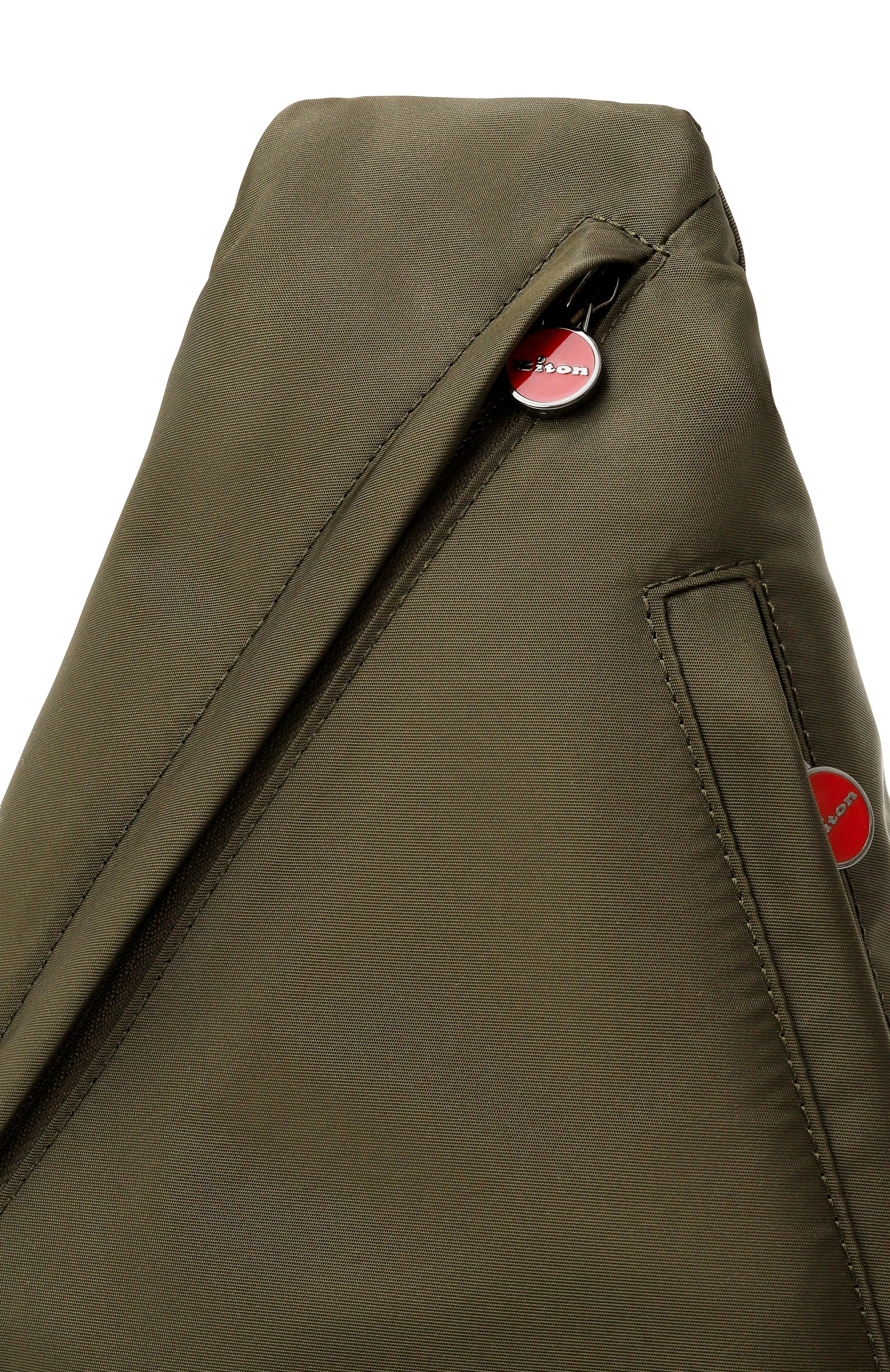 Рюкзак KITON хаки цвета по цене 145500 руб., арт. UBA0054N01270, фото 5 Рюкзак KITON, арт. UBA0054N01270, фото 5