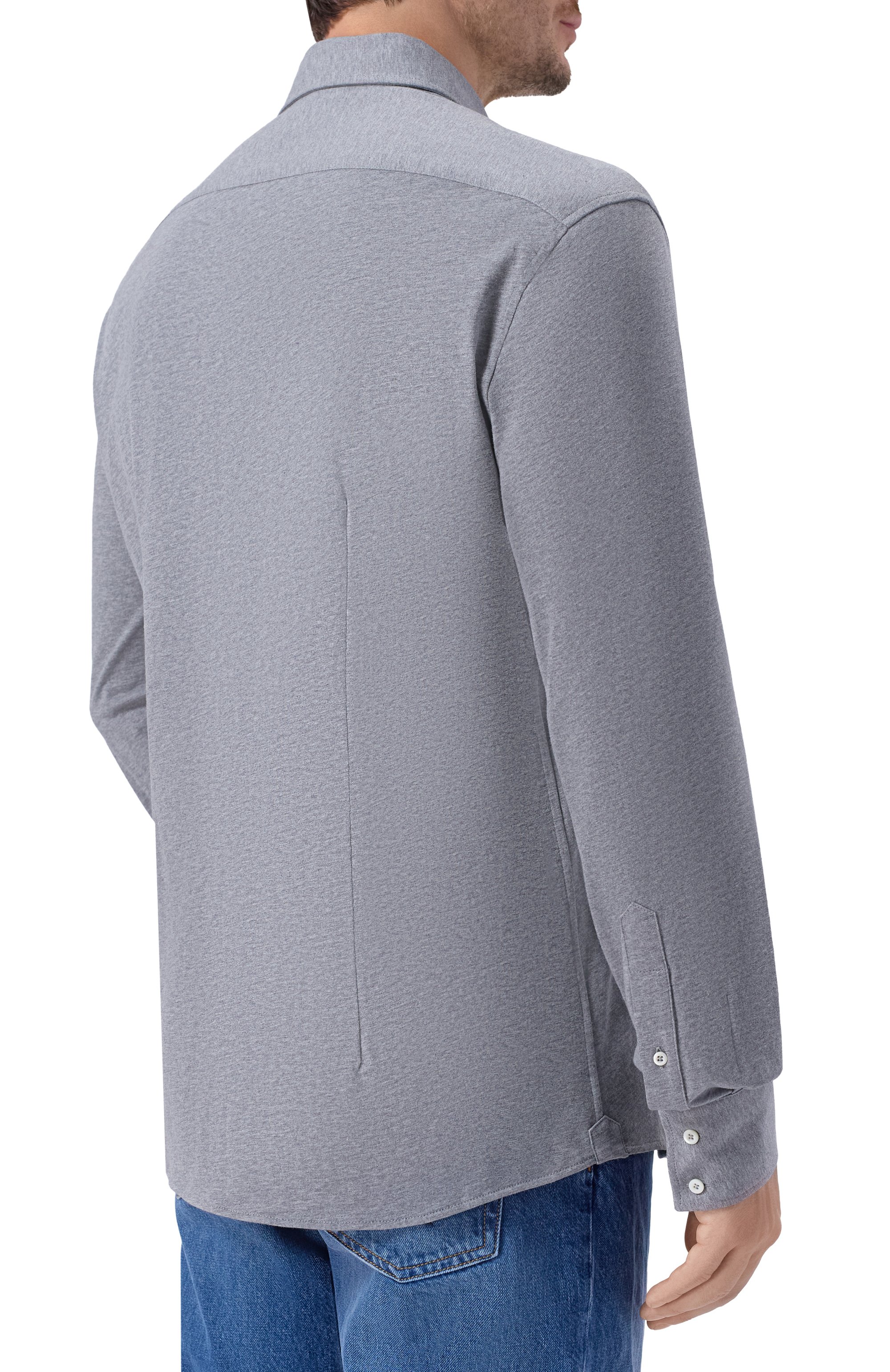 Хлопковая рубашка BRUNELLO CUCINELLI, арт. M0B136686, фото 4