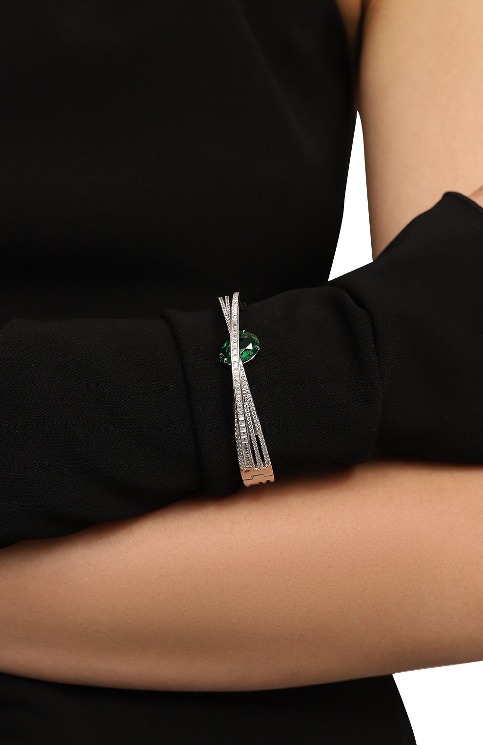 Браслет hyperbola SWAROVSKI зеленого цвета по цене 59950 руб., арт. 5665325, фото 2 Браслет hyperbola SWAROVSKI, арт. 5665325, фото 2