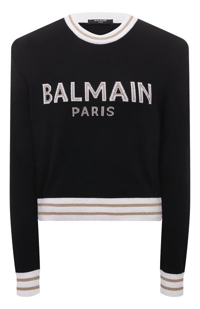Женский пуловер из шерсти и кашемира BALMAIN, арт. AF1KA000KD97