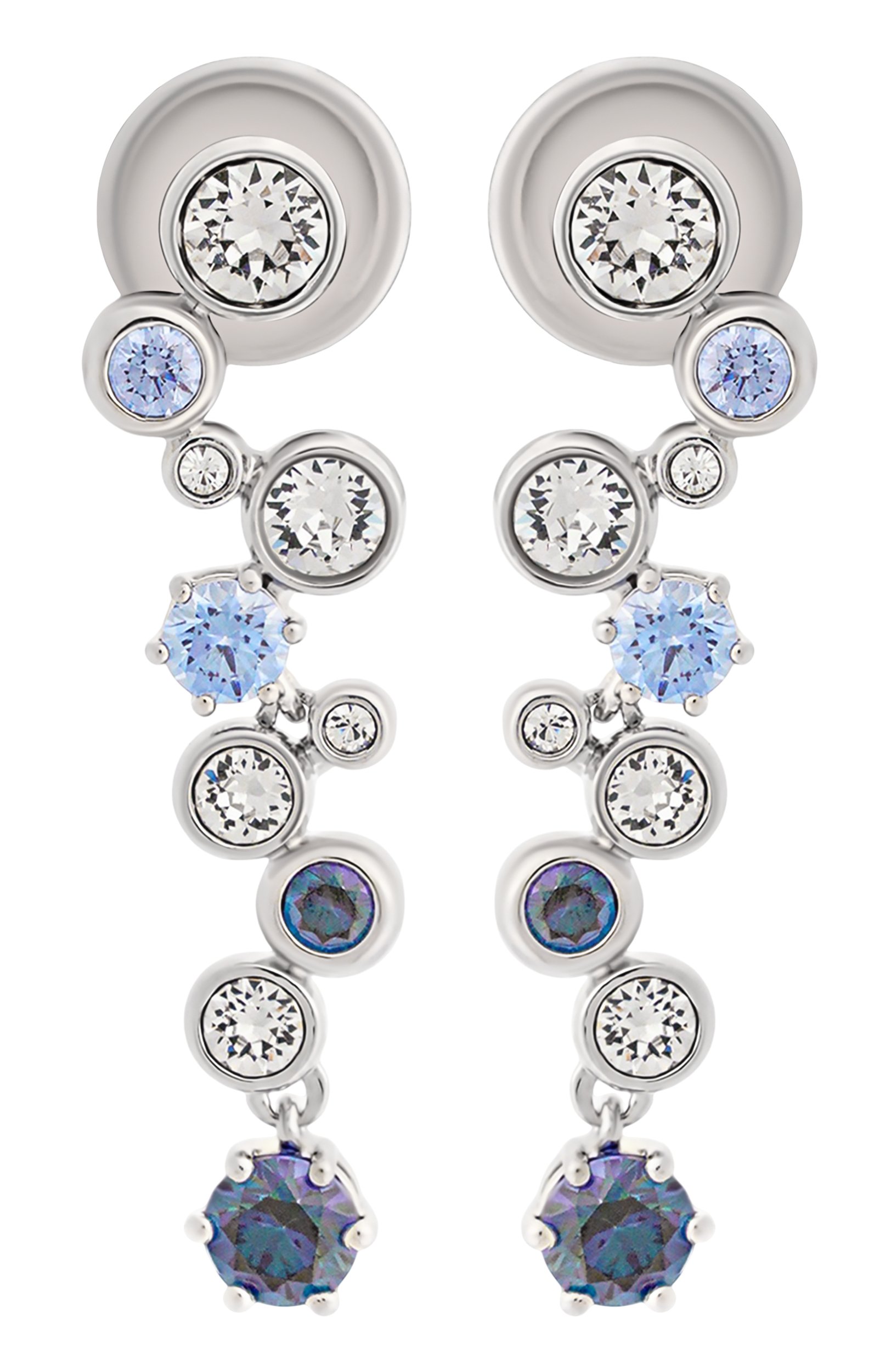 Серьги SWAROVSKI голубого цвета по цене 22950 руб., арт. 5732775, фото 1 Серьги SWAROVSKI, арт. 5732775, фото 1
