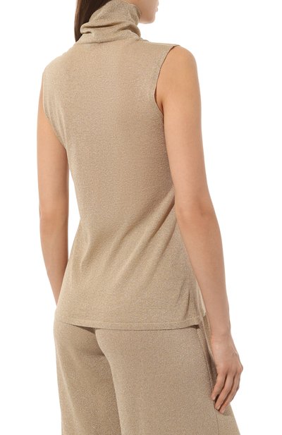 Топ из вискозы FREEAGE бежевого цвета по цене 19000 руб., арт. W24.SW072.9000.800, фото 4 Топ из вискозы FREEAGE, арт. W24.SW072.9000.800, фото 4