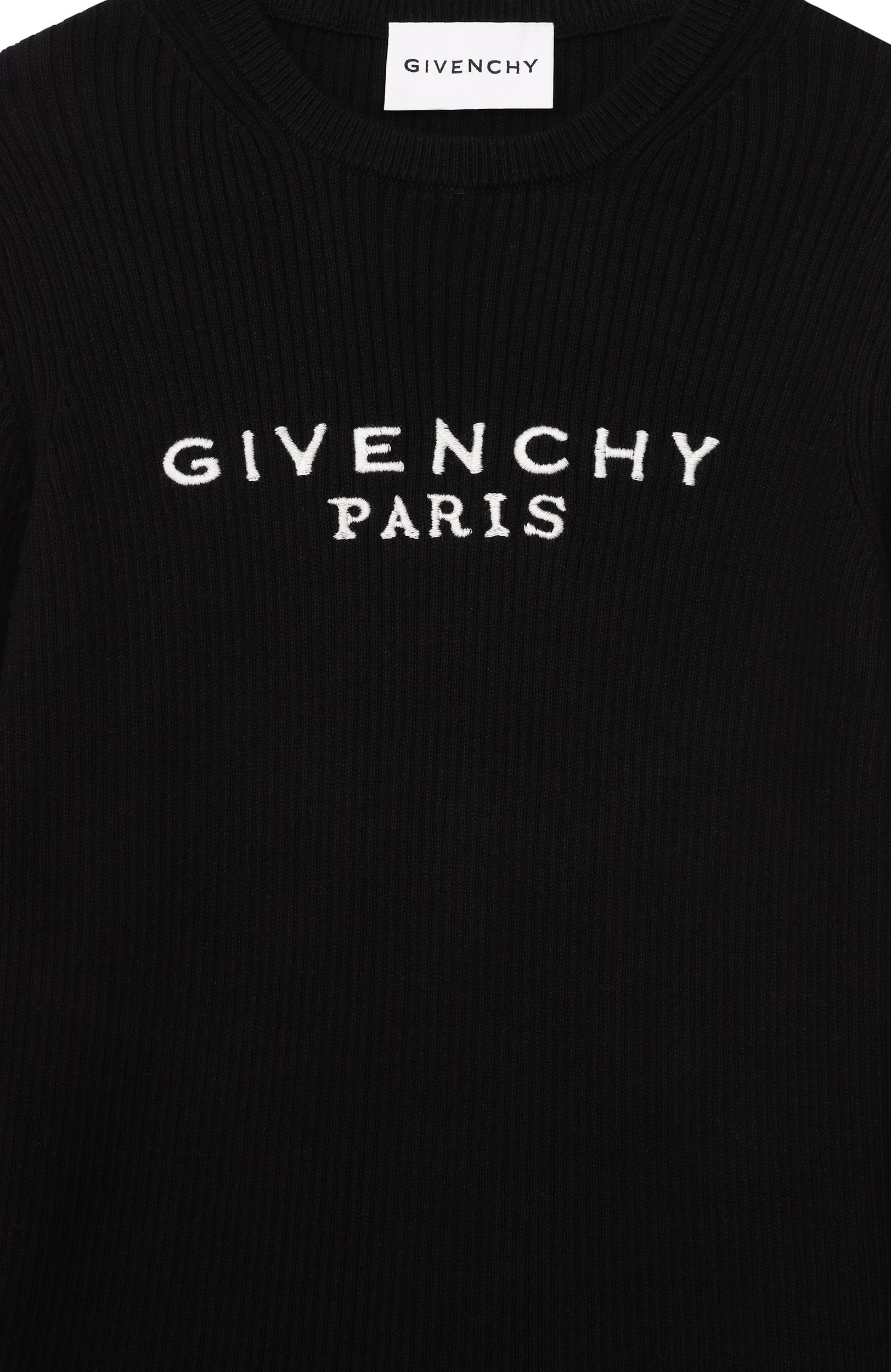 Пуловер из хлопка и кашемира GIVENCHY черного цвета по цене 51100 руб., арт. H31556, фото 3 Пуловер из хлопка и кашемира GIVENCHY, арт. H31556, фото 3