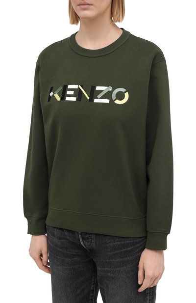 Хлопковый свитшот KENZO, арт. FA62SW8204M0, фото 3