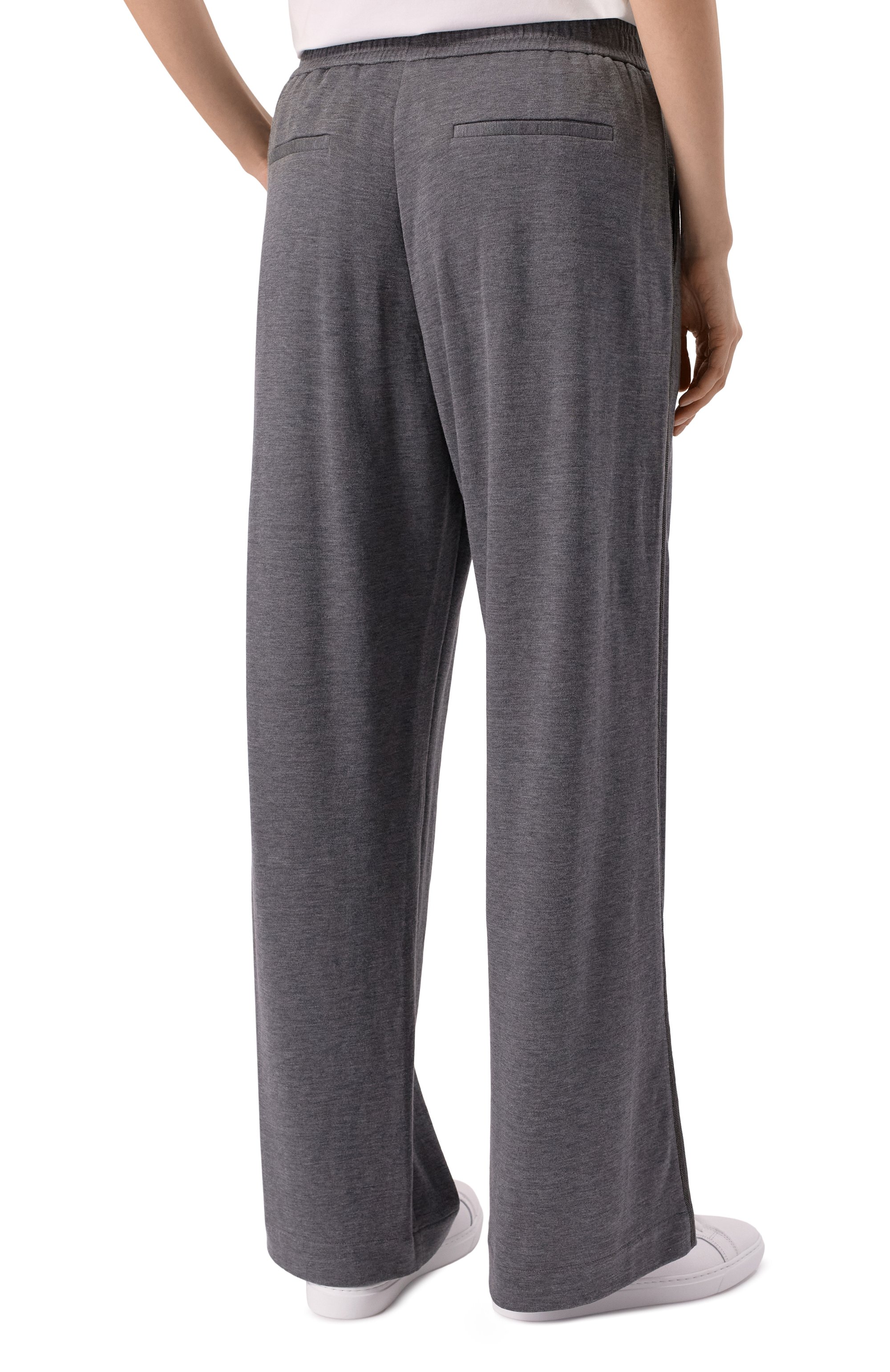 Брюки из хлопка и шелка BRUNELLO CUCINELLI, арт. MD828SM689, фото 4