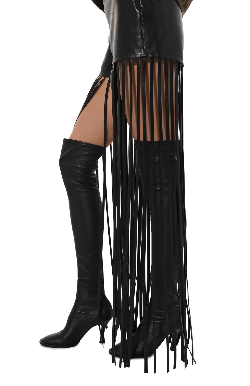 Кожаные ботфорты lea NEOUS черного цвета по цене 147000 руб., арт. 00452NS01, фото 3 Кожаные ботфорты lea NEOUS, арт. 00452NS01, фото 3