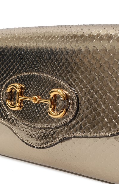 Сумка 1955 horsebit small из кожи питона GUCCI, арт. 677286 E1DFX, фото 3