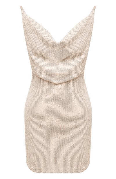 Женское платье с отделкой пайетками IN THE MOOD FOR LOVE, арт. YUNA S0LID DRESS