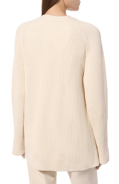 Хлопковый кардиган TOTEME, арт. 242-WRT2183-YA0042, фото 4