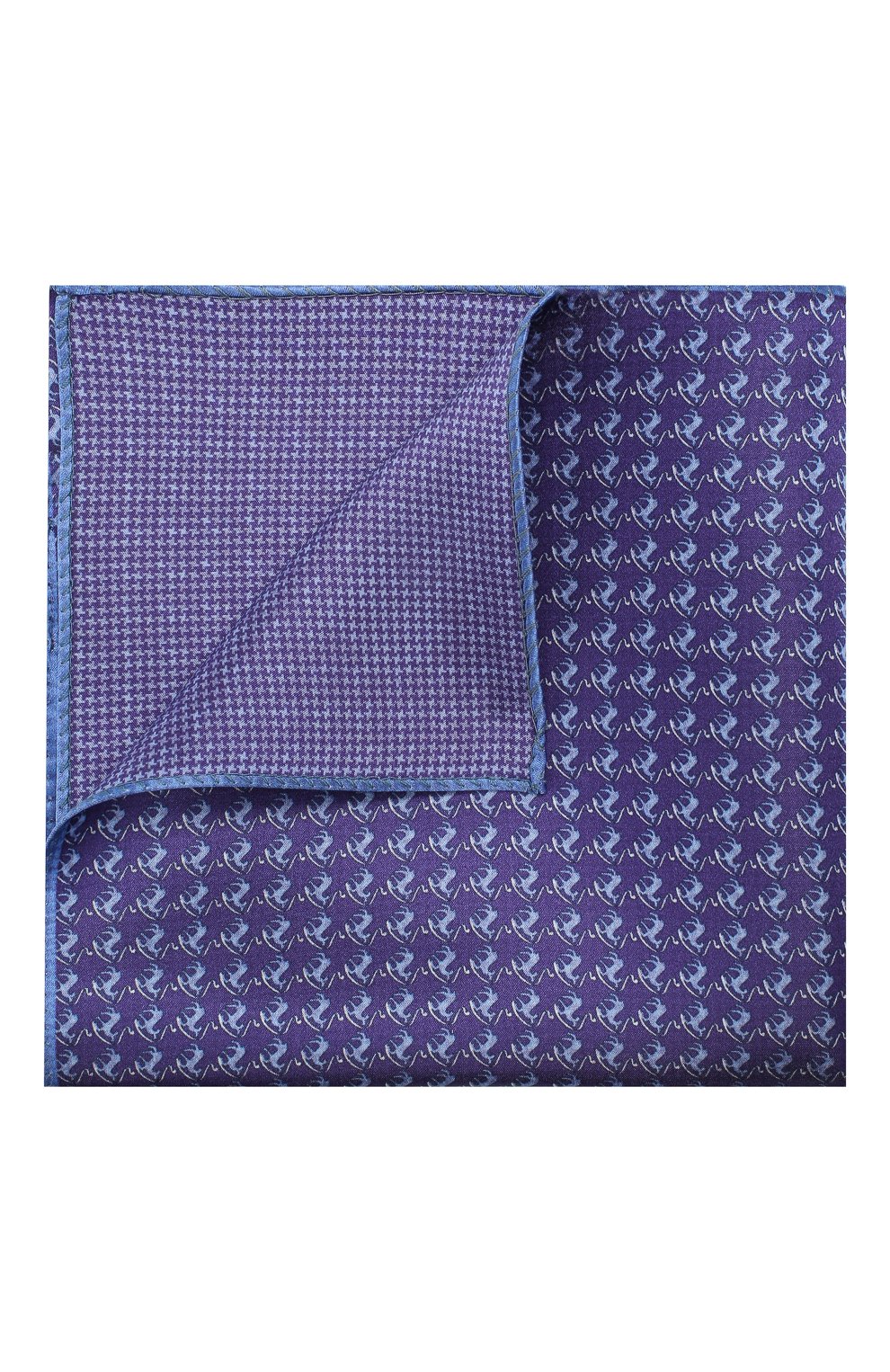 Шелковый платок CORNELIANI фиолетового цвета по цене 7995 руб., арт. 85UF27-0120396/00, фото 1 Шелковый платок CORNELIANI, арт. 85UF27-0120396/00, фото 1