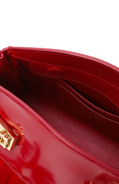 Сумка hug soft xs FERRAGAMO красного цвета по цене 409000 руб., арт. 219842/787959, фото 5 Сумка hug soft xs FERRAGAMO, арт. 219842/787959, фото 5