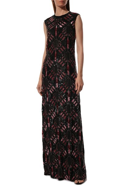 Шелковое платье VALENTINO, арт. MB0VD5X5/2UP, фото 3