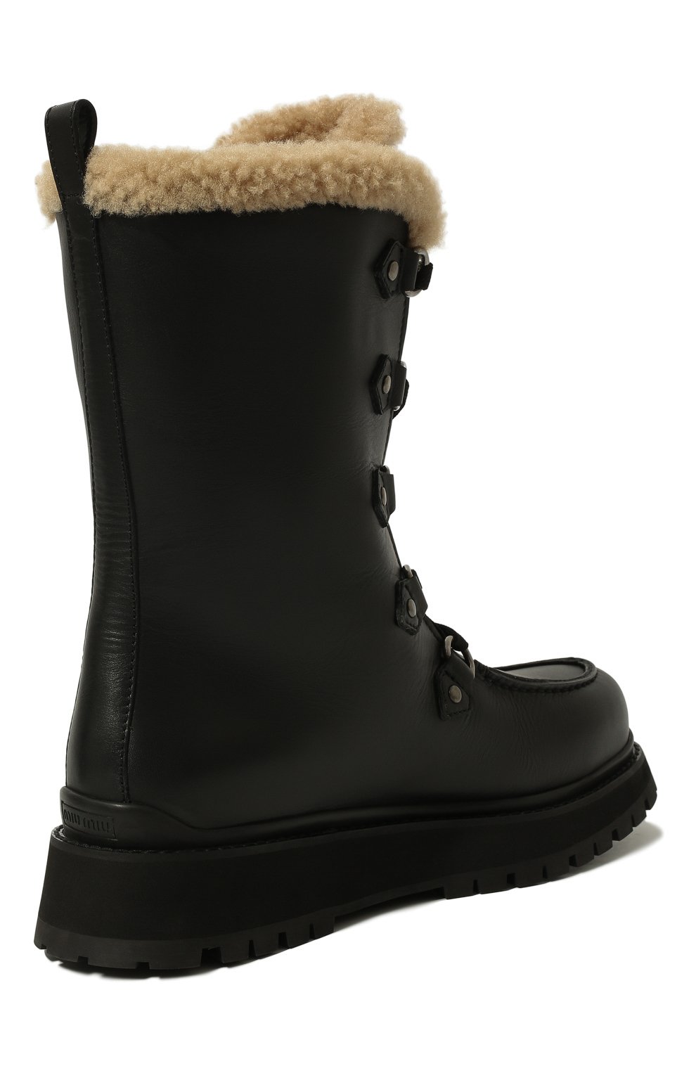 Кожаные сапоги MIU MIU, арт. 5U390D-3LEN-F0002-040, фото 5