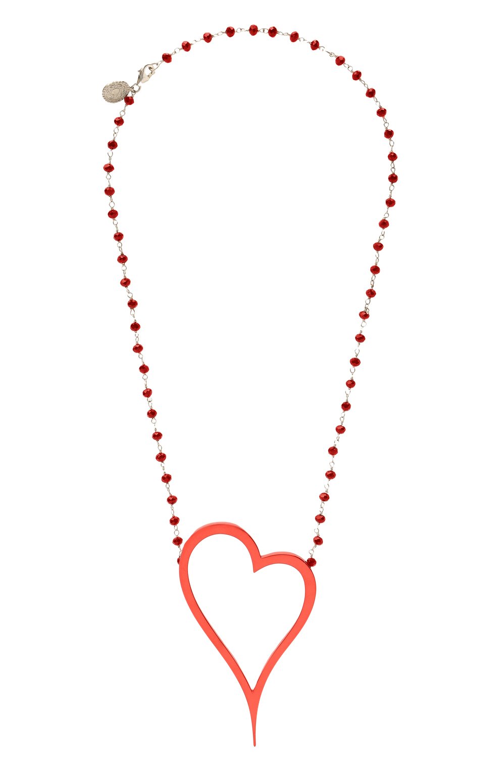 Колье алое сердце DZHANELLI, арт. 1134, фото 1