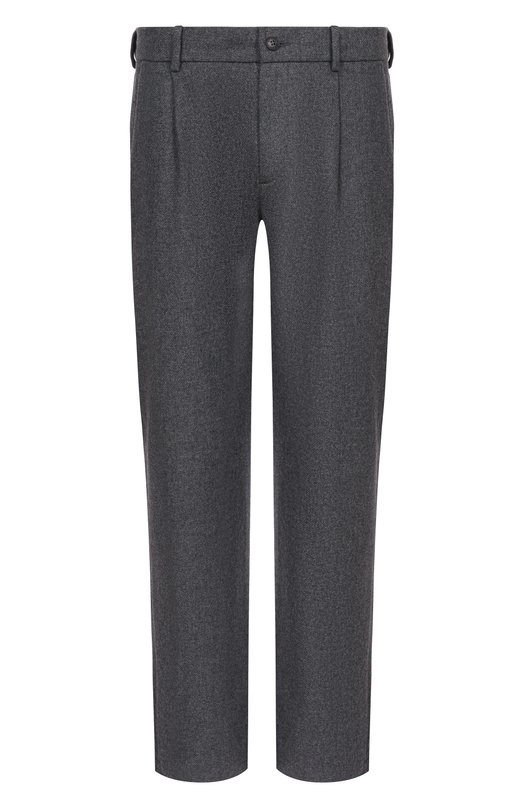 Хлопковые брюки MC2 Saint Barth FUJI003-00036I/FUJI P0CKET W00L Серый FUJI003-00036I/FUJI P0CKET W00L