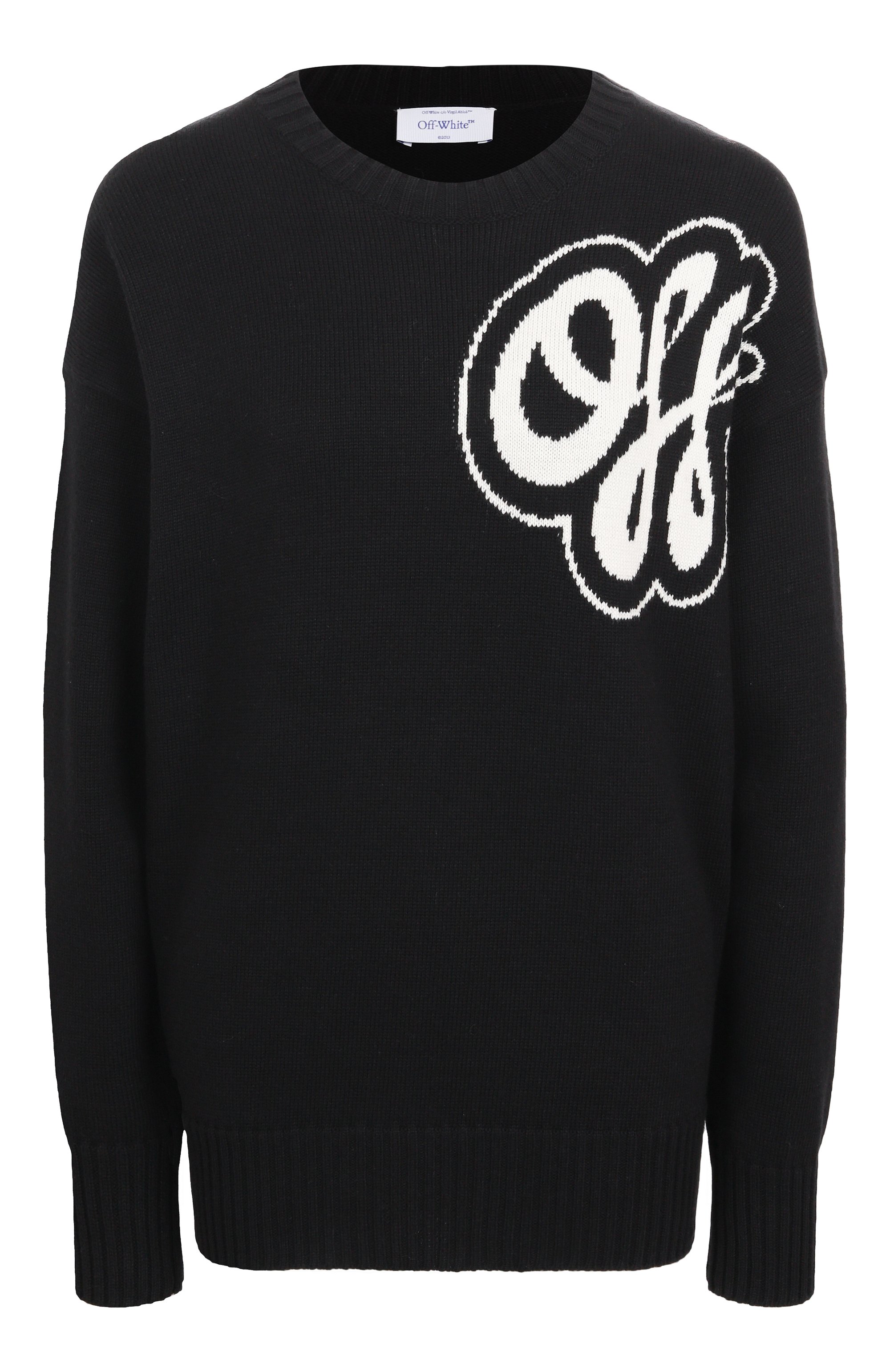 Свитер из хлопка и кашемира OFF-WHITE, арт. 0WHE109S25KNI001, фото 1