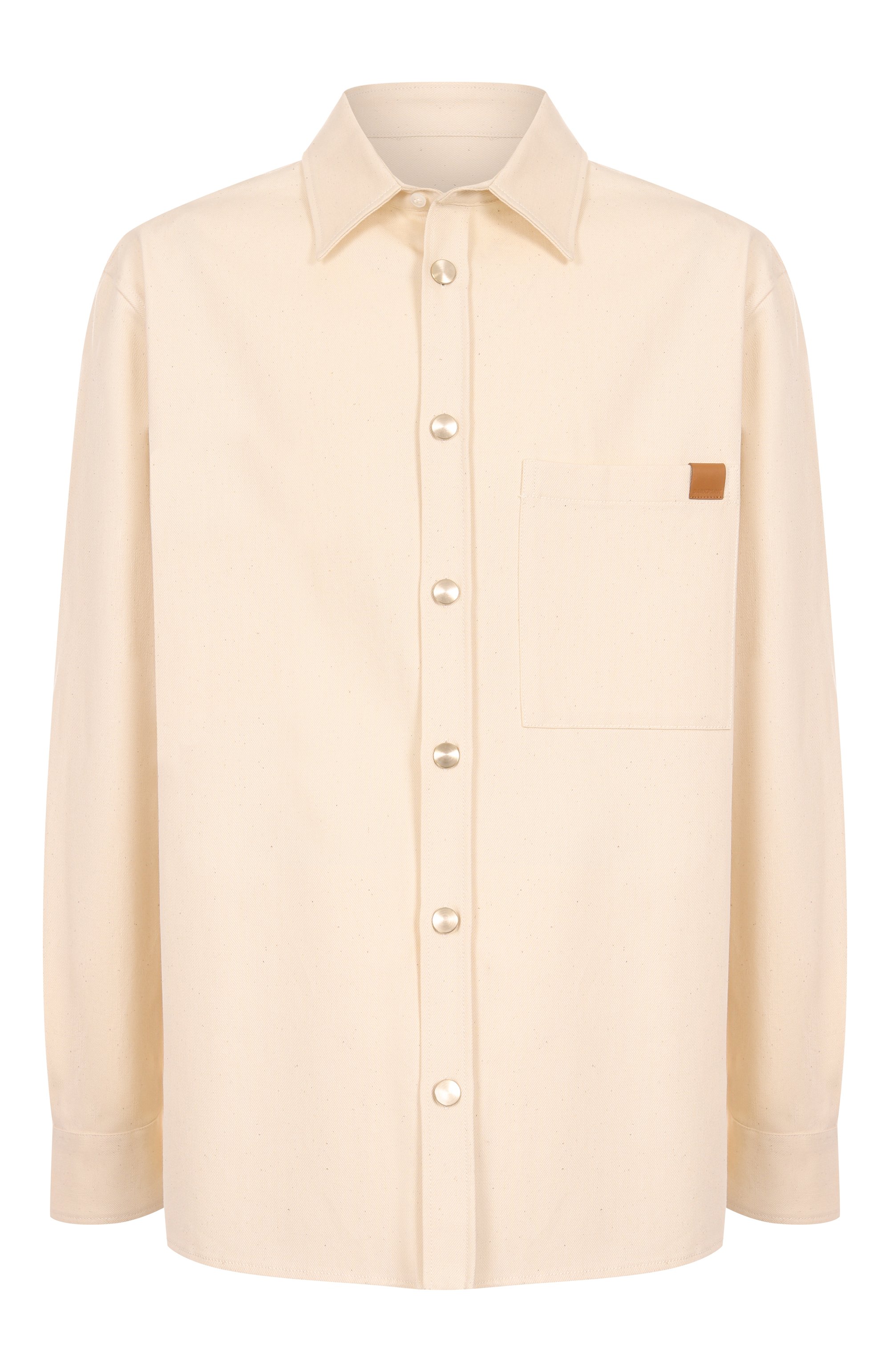 Хлопковая рубашка DARKPARK кремового цвета по цене 78950 руб., арт. MSH09/FAC84, фото 1 Хлопковая рубашка DARKPARK, арт. MSH09/FAC84, фото 1