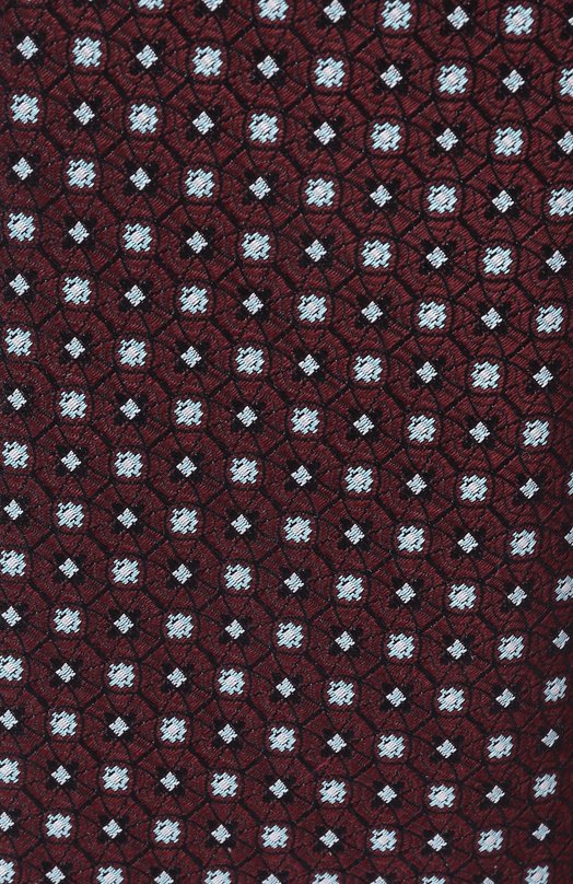 Шелковый галстук Canali 18/HJ04494 Бордовый  18/HJ04494 Фото 4