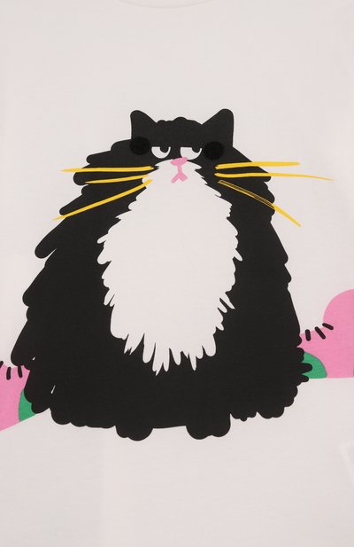 Хлопковая футболка STELLA MCCARTNEY, арт. TW8C01, фото 3