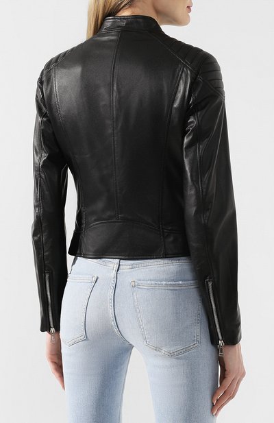 Кожаная куртка BELSTAFF черного цвета по цене 69300 руб., арт. 72020398/L81N0568, фото 4 Кожаная куртка BELSTAFF, арт. 72020398/L81N0568, фото 4