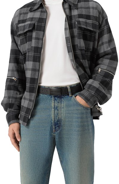 Двусторонний ремень DIRK BIKKEMBERGS черного цвета по цене 11750 руб., арт. BKCU01221M105, фото 2 Двусторонний ремень DIRK BIKKEMBERGS, арт. BKCU01221M105, фото 2