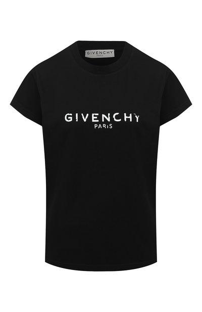 Женская хлопковая футболка GIVENCHY, арт. BW708H3Z0Y