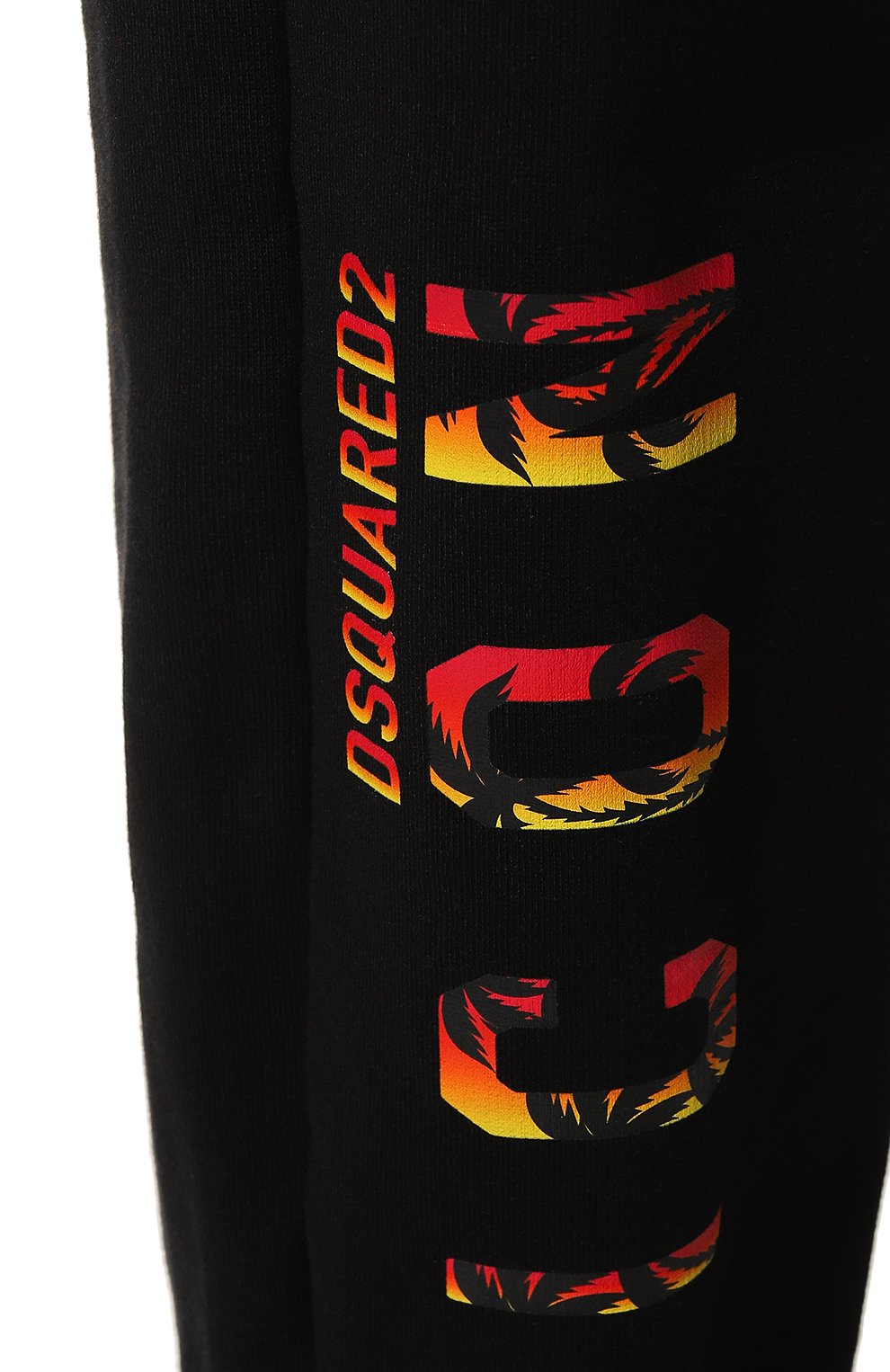 Хлопковые джоггеры DSQUARED2 черного цвета по цене 44000 руб., арт. S80KA0028/S25516, фото 5 Хлопковые джоггеры DSQUARED2, арт. S80KA0028/S25516, фото 5
