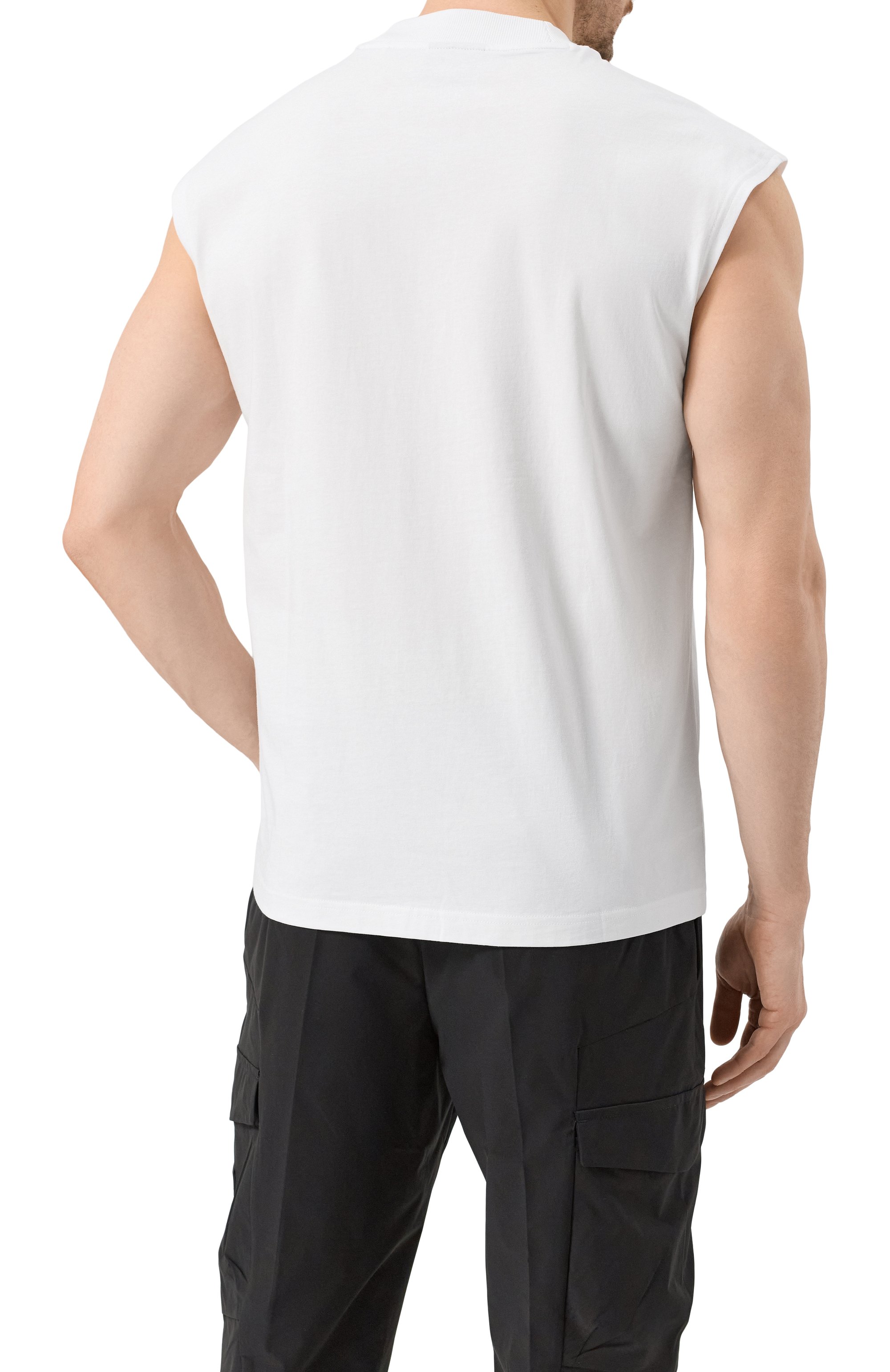 Хлопковая майка HUGO BLUE, арт. 50509773, фото 4