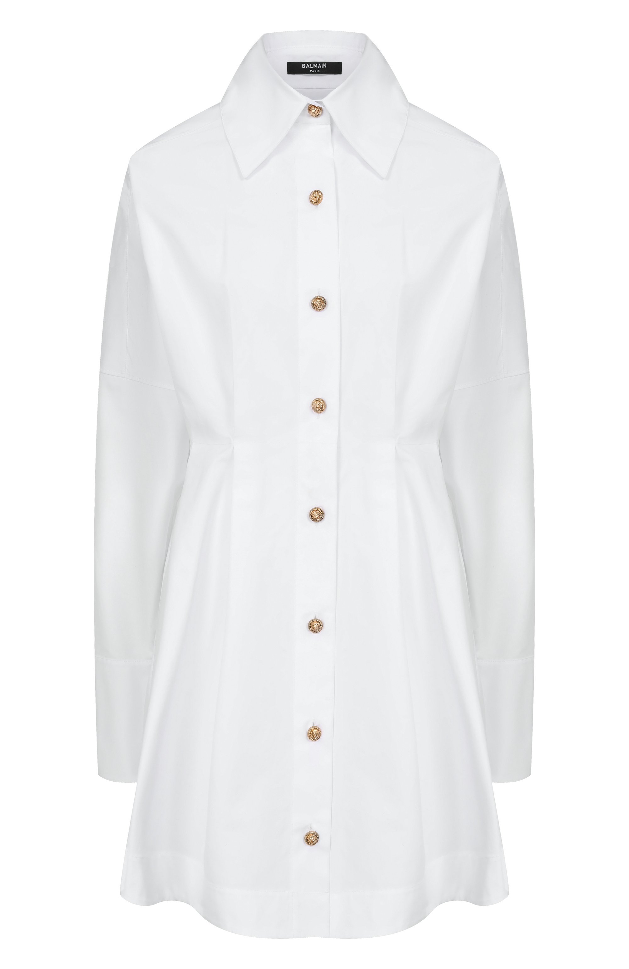 Хлопковое платье-рубашка BALMAIN, арт. GF1R9412/CB09, фото 1