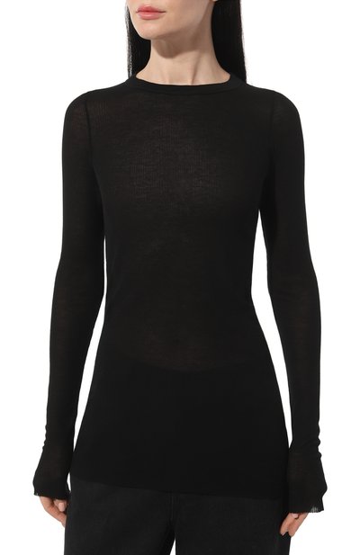 Лонгслив из вискозы и шелка RICK OWENS, арт. RP01D2202, фото 3