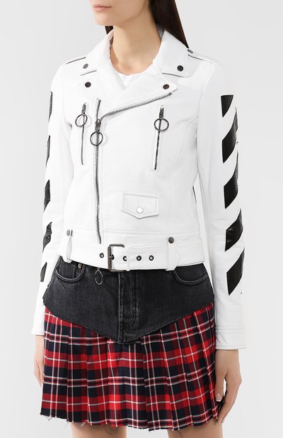 Кожаная куртка OFF-WHITE, арт. 0WJG002S197790450110, фото 3