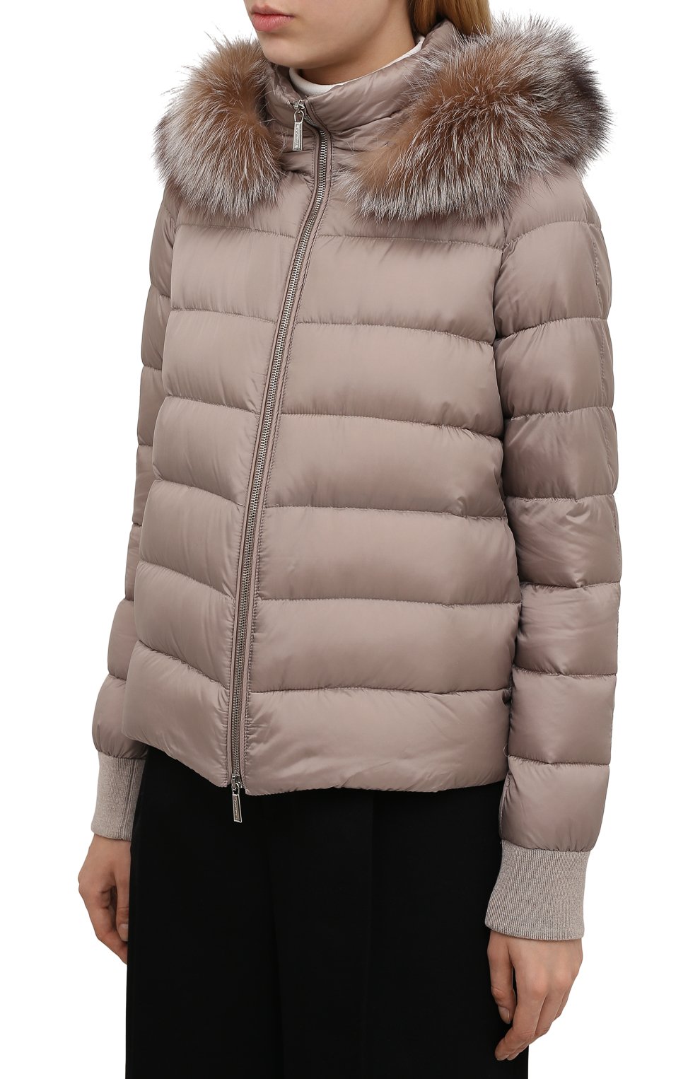 Комплект из шерстяной накидки и пуховой куртки MOORER, арт. PEGAS0-CZI/M0DGI300009-TEPA386, фото 6