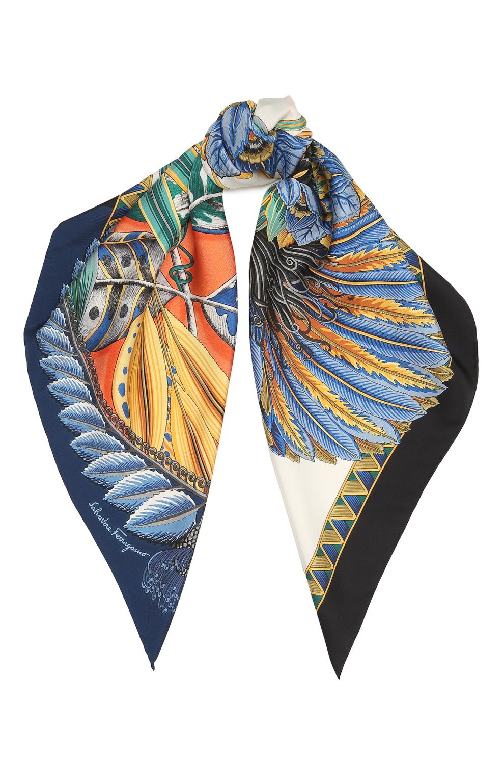 Шелковый платок FERRAGAMO, арт. Z-0739871, фото 1