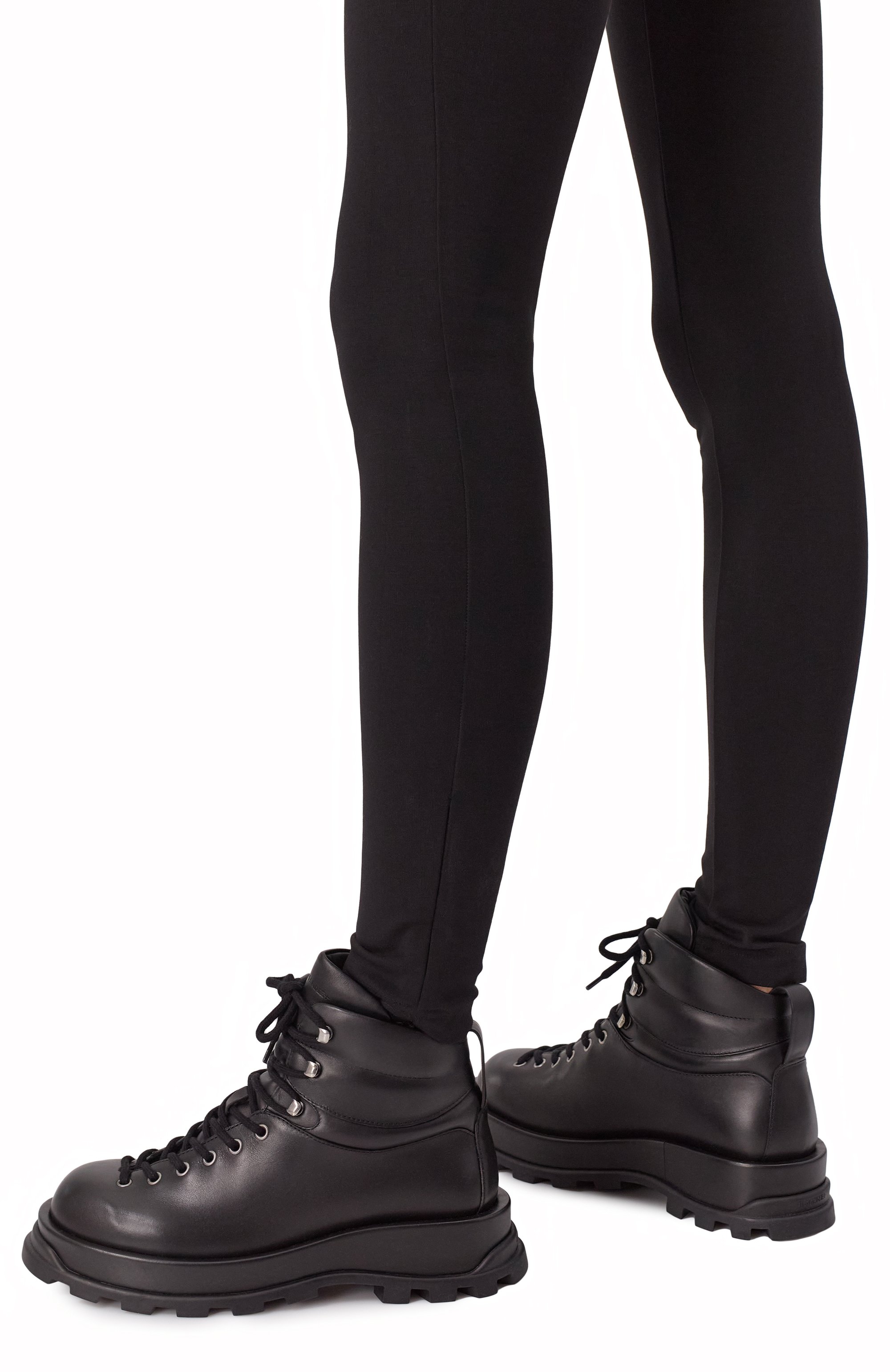 Кожаные ботинки JIL SANDER черного цвета по цене 151000 руб., арт. J44WU0017-P4942, фото 3 Кожаные ботинки JIL SANDER, арт. J44WU0017-P4942, фото 3