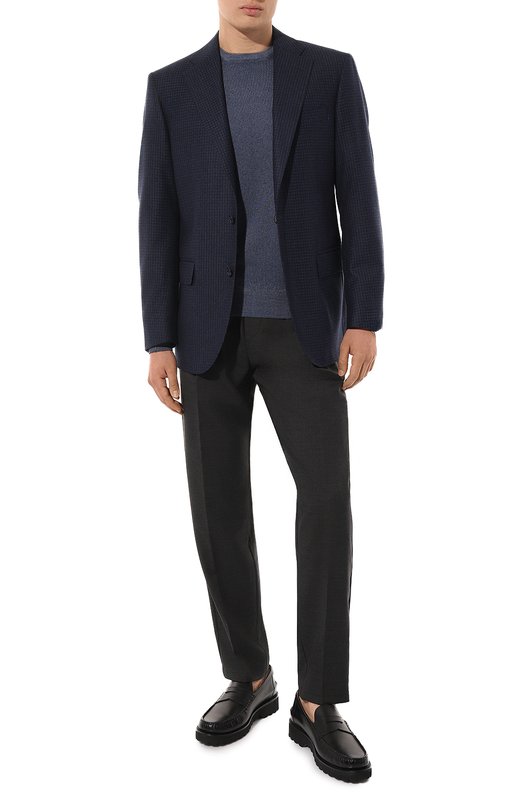 Шерстяной пиджак Corneliani 926008-3816301 Синий  926008-3816301 Фото 2