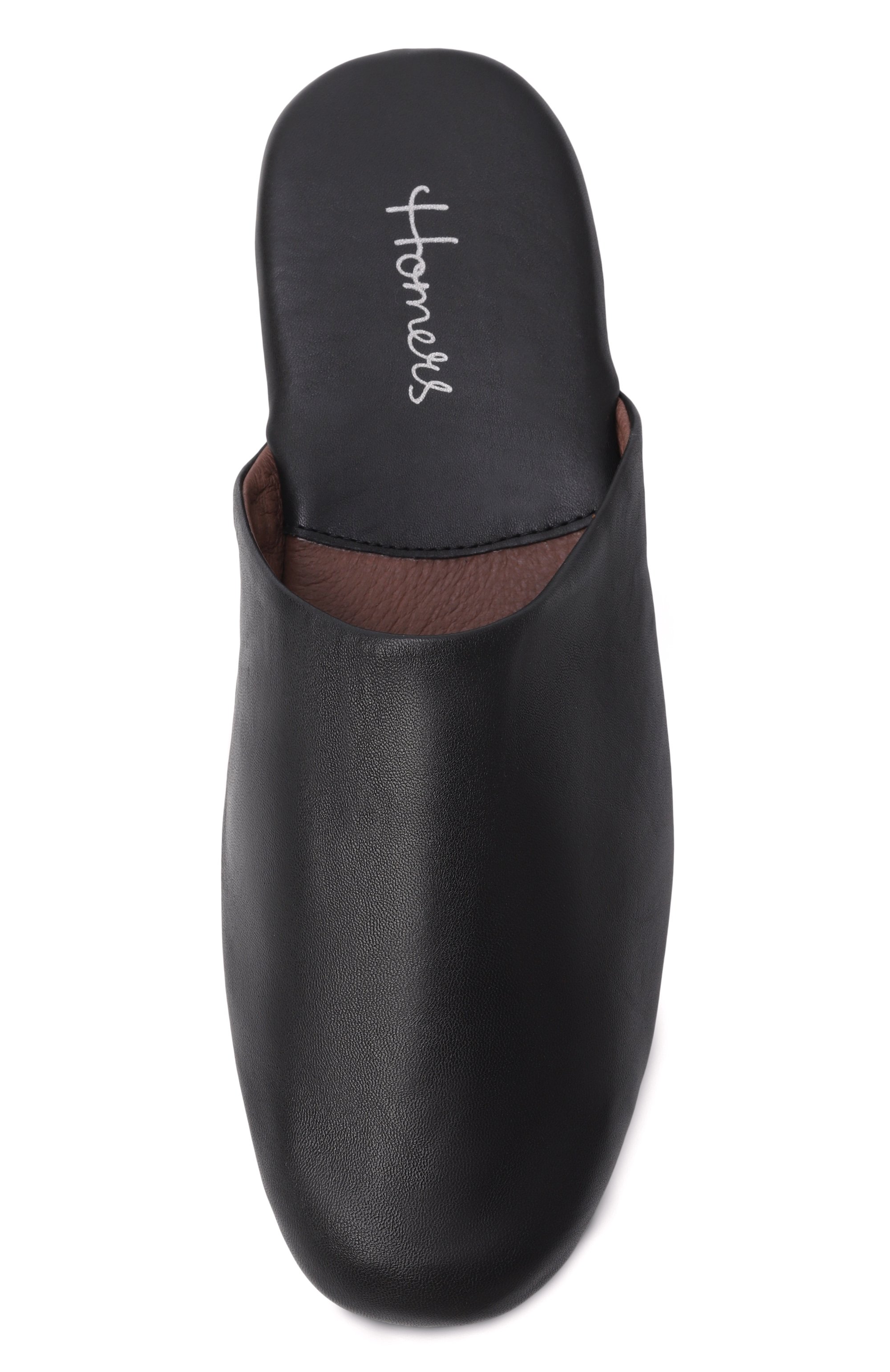 Кожаные домашние туфли HOMERS AT HOME, арт. 14289/NAPPA, фото 6