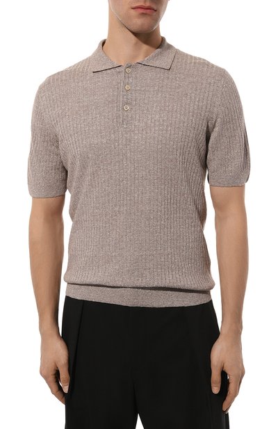 Поло изо льна и хлопка GRAN SASSO, арт. 57118/18641, фото 3