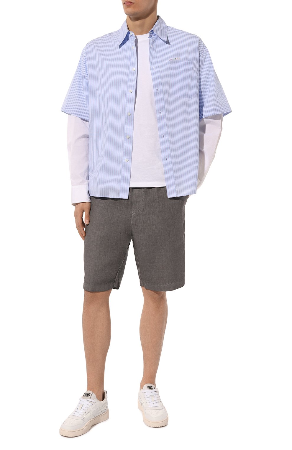 Льняные шорты 120% LINO, арт. 31ALIM29CM/0000253/S00, фото 2