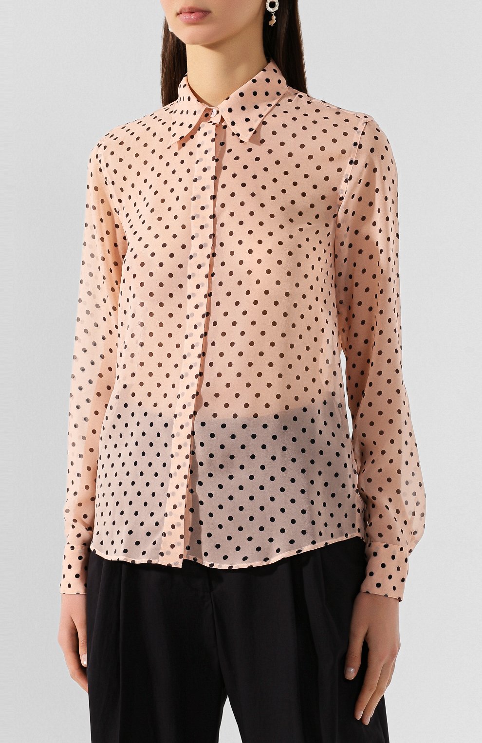 Шелковая блузка DRIES VAN NOTEN, арт. 201-10750-9410, фото 3