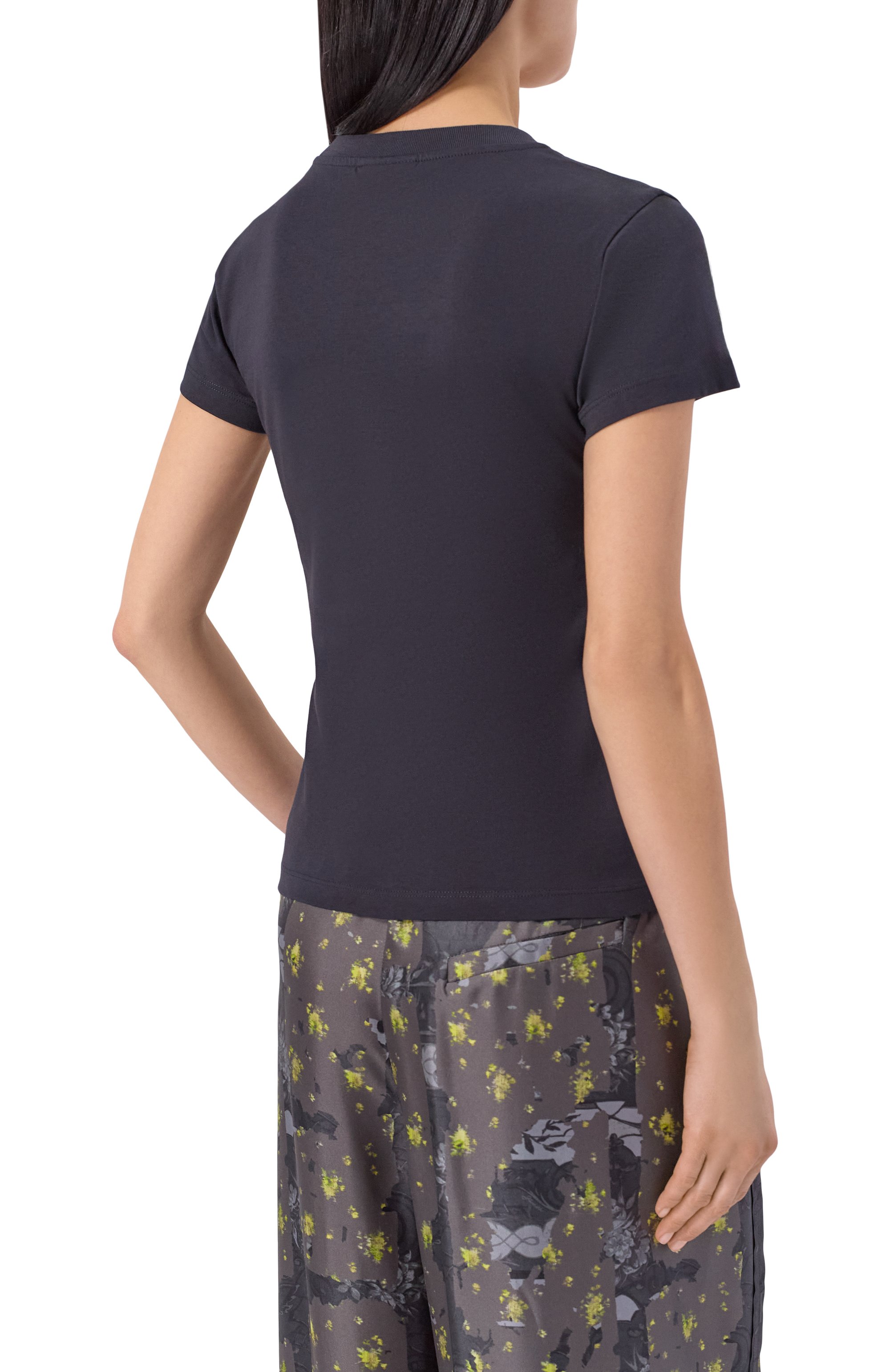 Хлопковая футболка GANNI, арт. A1050178, фото 4