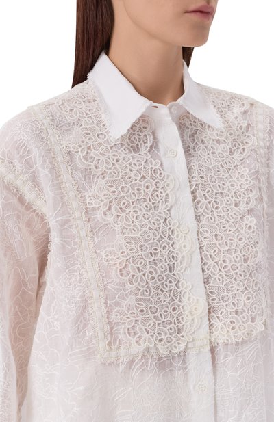 Рубашка из вискозы ERMANNO SCERVINO, арт. D484K703RXG, фото 5