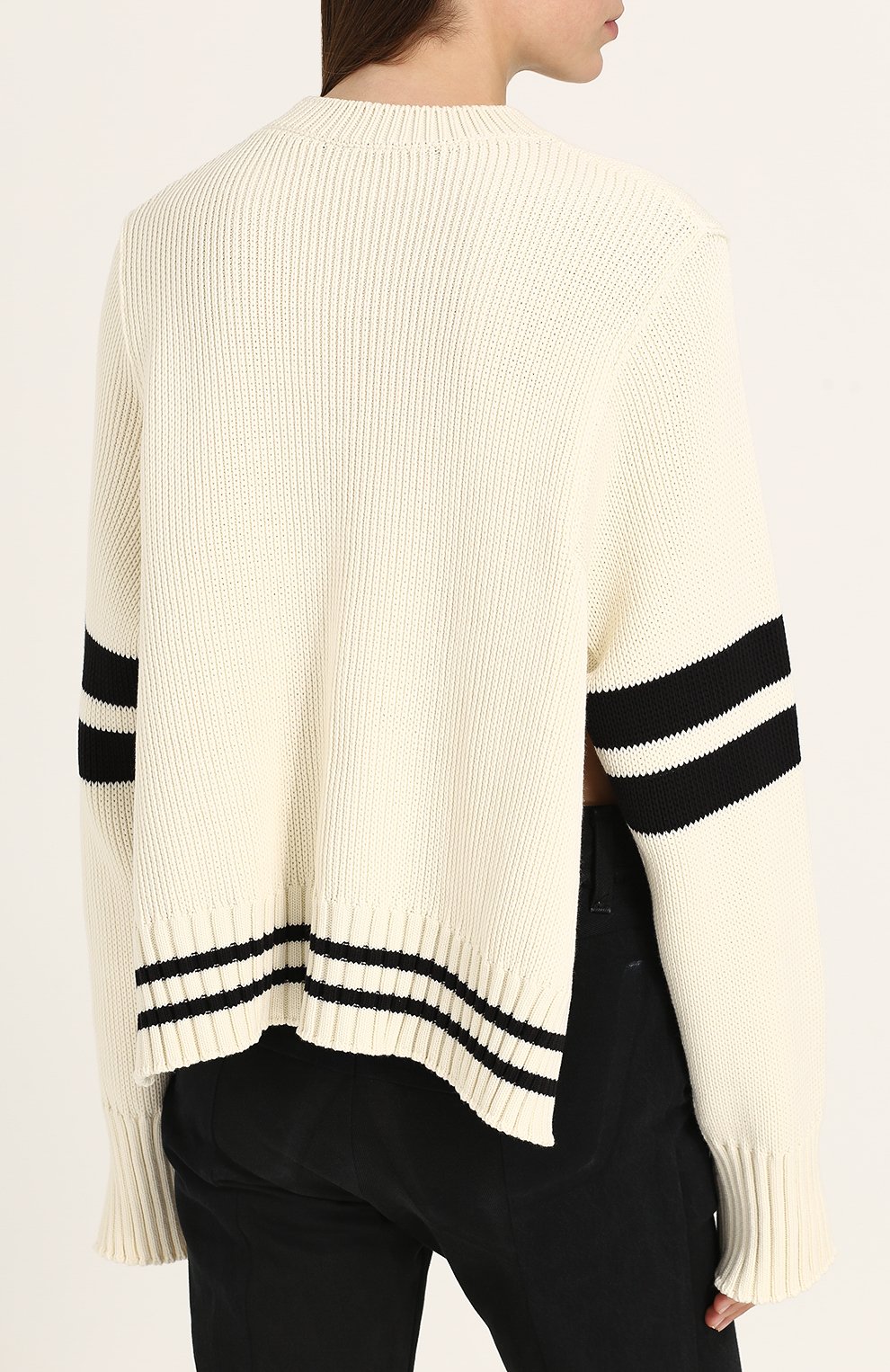 Укороченный пуловер свободного кроя с круглым вырезом MRZ, арт. S18-0002, фото 4