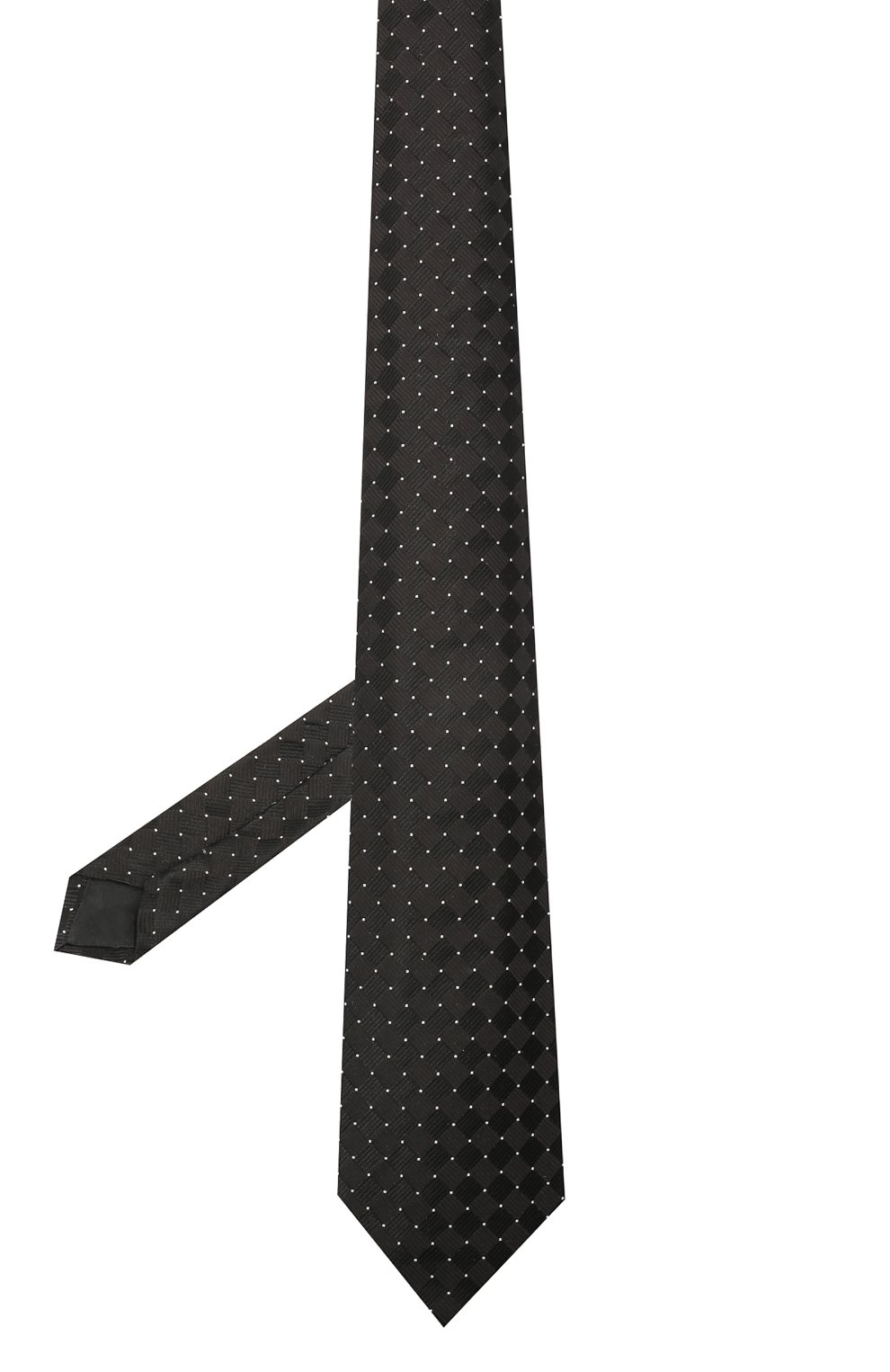 Шелковый галстук LANVIN черного цвета по цене 12600 руб., арт. 2145/TIE, фото 2 Шелковый галстук LANVIN, арт. 2145/TIE, фото 2