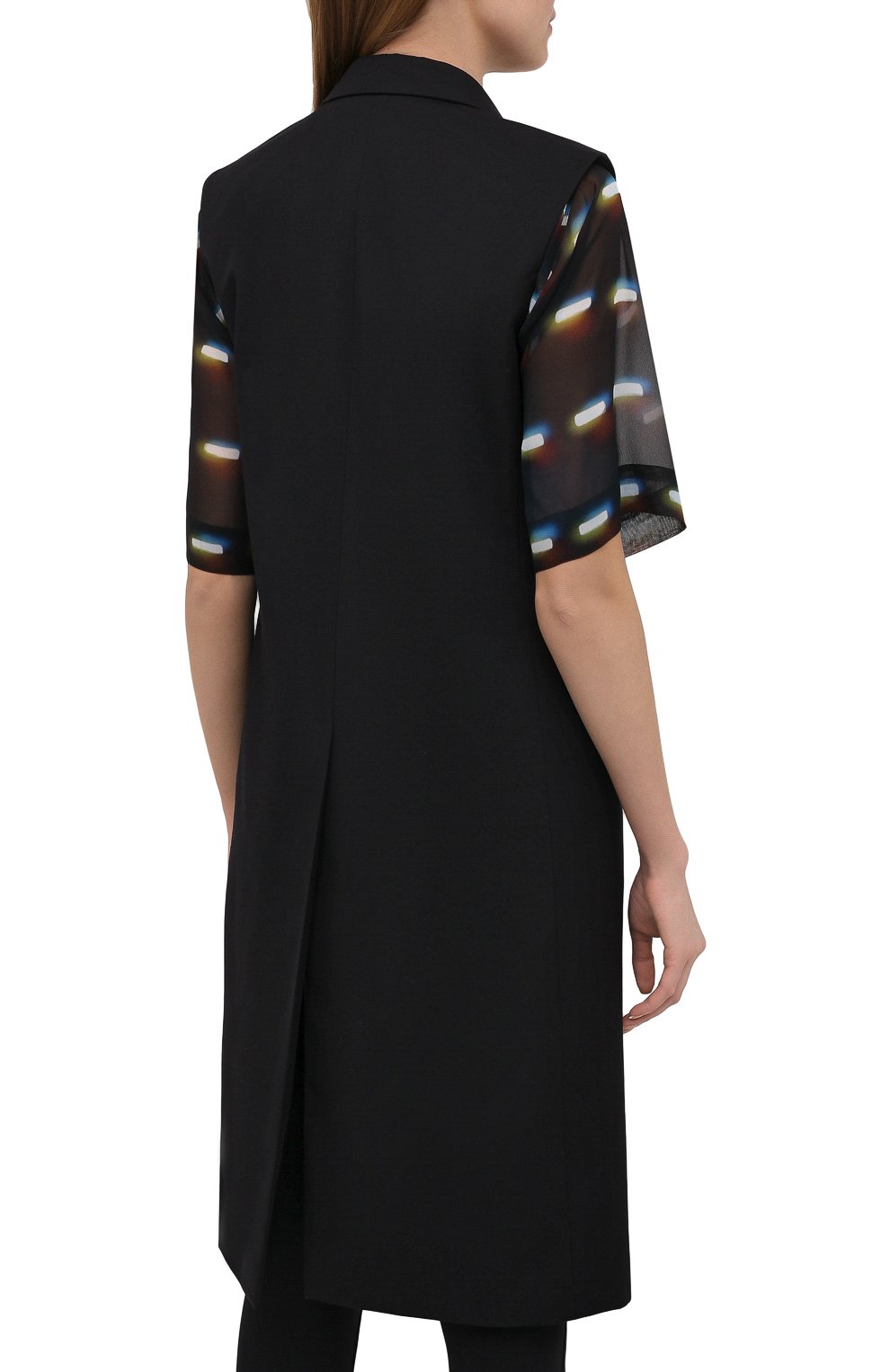 Жилет из смеси хлопка и шерсти DRIES VAN NOTEN черного цвета по цене 88700 руб., арт. 211-30210-2277, фото 4 Жилет из смеси хлопка и шерсти DRIES VAN NOTEN, арт. 211-30210-2277, фото 4