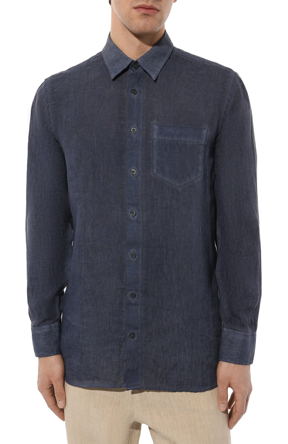 Льняная рубашка 120% LINO, арт. 31ALIM1081/0000115/S00, фото 3