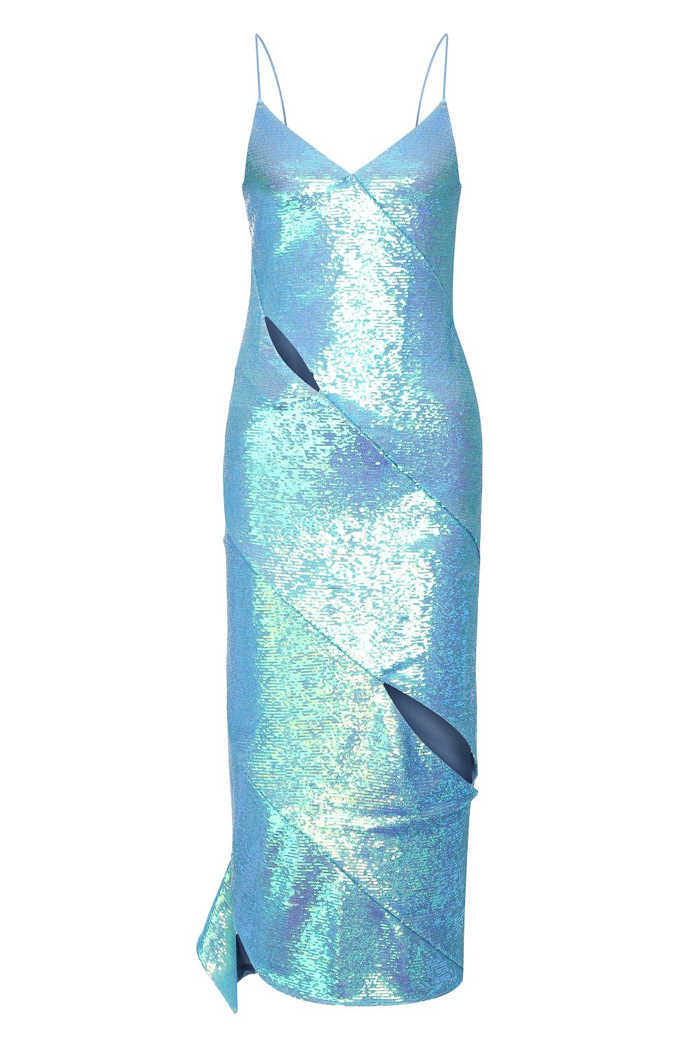 Платье с пайетками OFF-WHITE, арт. 0WDB220R206750683100, фото 1